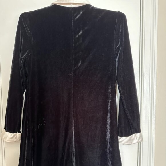 Vintage Velvet Wednesday Adams Dress - Picture 3 of 3
